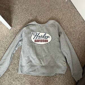 Harley Davidson Gray Sweatshirt